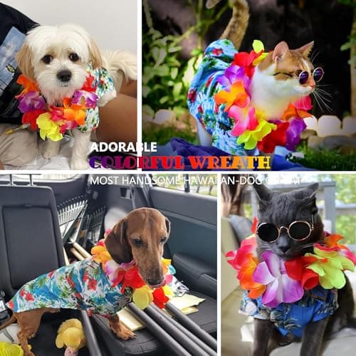 KUCDBUN Dog Pool Float, Funny 6-in-1 Inflatable Dog Floats for Pool, Pet Floatie Raft for Small Dogs, Puppy and Doggies, Pink Flamingo - Thumbnail 5