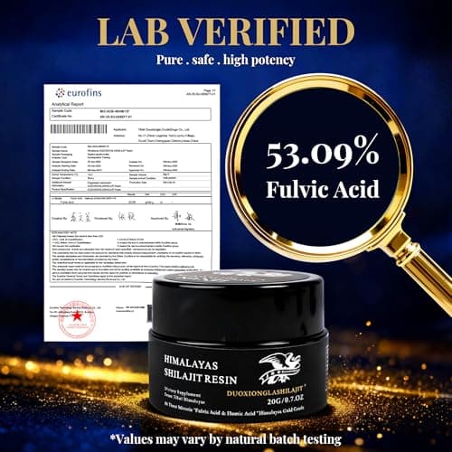 Himalayas Shilajit Resin - Pure Golden Grade | 100% Natural with 85+ Trace Minerals | Energy Boost & Immune Support for Men & Women | Lab Tested | 20g, 100 Servings - Thumbnail 2