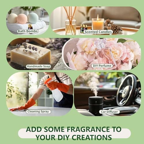 MAYJAM Tea Tree 20 Pcs Pure Essential Oil Gift Set, for Diffuser, Humidifiers, Skin Care, Massage, Fragrance Oil Scent for DIY Candle and Soap Making, Gift for Friend (5ML) - Thumbnail 6