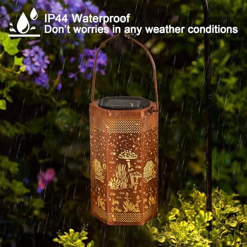 Turtles Solar Lantern Outdoor Waterproof - Mothers Day Gifts for Mom Grandma - Birthday Day Gifts for Women, Garden Decor Solar Lights Outdoor - Thumbnail 5