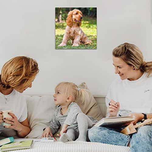 Anjiefo Custom Canvas Prints with Your Photo, Personalized Canvas Wall Art, Print Your Pictures Photos on Canvas, Gifts for Family, Wedding, Friends,Home Decoration (8" L x 8" W) - Thumbnail 3