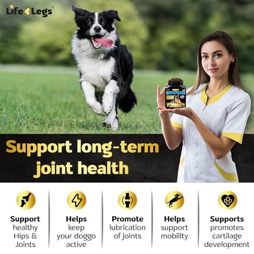 Life4Legs - Soft Chews Hip and Joint Supplement for Dogs - Dog Joint Pain Relief Treats - Glucosamine, Chondroitin, Turmeric- Mobility Supplement - Thumbnail 4