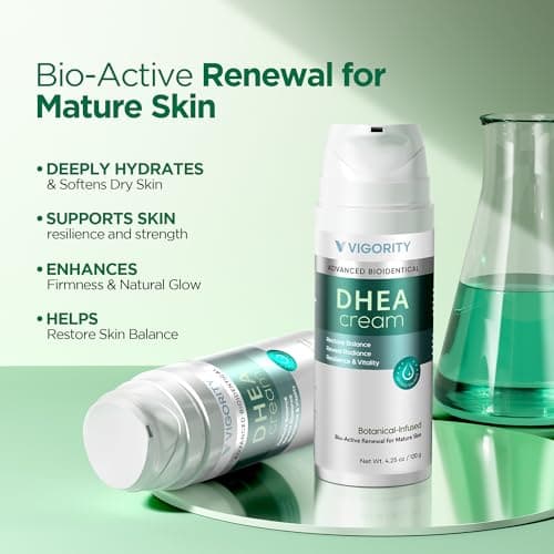 Vigority Dhea Cream - Bioidentical Natural Dhea for Women - Three Month Supply - 4.25 oz - Thumbnail 2