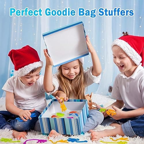 Sticky Hands Bulk 48 PCS Party Favors for Kids 4-8 8-12 Stretchy Sticky Hand Toy Goodie Bag Stuffers Fillers Treasure Box Toys Classroom Prizes School End of Year Student Gifts Birthday Party Supplies - Thumbnail 6