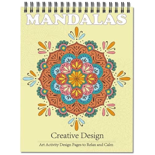 Jadeso Mandala Coloring Book for Adults - 30 Original Mandala Patterns and Designs, Adult Coloring Book Spiral Bound, Relaxation Coloring Books for Women Seniors, Thick Smooth Paper - Image 1