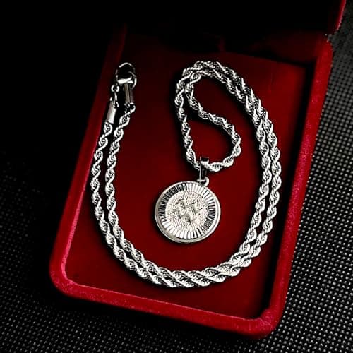 Silver Zodiac Necklace & Pendant - Silver Necklace for Women & Men, Tarnish & Water Resistant, Birthday Gifts for Women & Men (Gemini) - Thumbnail 5