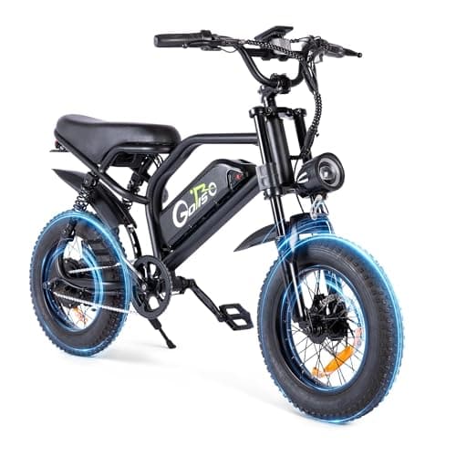 ADISTAR Electric Bike for Adults – 750W Peak Ebike, 48V 15Ah Battery, 60Miles Range, 27.8MPH, 16" x3.0 Fat Tire Electric Dirt Bike, Full Suspension, All Terrain Ebike - Image 1