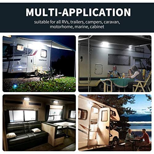 SUPAREE Led RV Lights Exterior,12 Volt RV Porch Light,750 Lumen Aluminum Low Current Led Scene Lighting Fixture Fit for RV Outdoor Camper Trailers Truck Porches Towing Utility Vehicles - Thumbnail 6