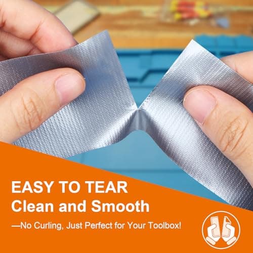 LLPT Duct Tape Dark Brown Premium Grade 2.36 Inches x 108 Feet Heavy Duty Easy Tear Strong Adhesive for Moving Packing Color Coding Art Craft DIY Projects Repair (DT254) - Thumbnail 4