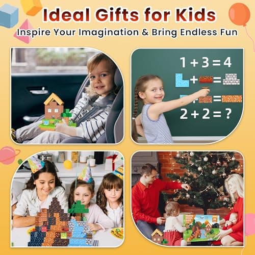 150PCS Magnetic Blocks: Magnetic Building Block Cubes for Kids Boys Girl Ages 3 4 5 6 7 8, STEM Magnet Block Dinosaur Toys for Kids, Constructions Sensory Stacking Toys Christmas Birthday Gift - Thumbnail 6