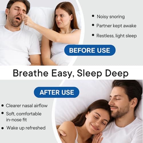 Anti Snoring Devices, 3-Gear Adjustable Snore Stopper, Individually Packaged & Reusable Snoring Solution for Sleeping, 4 Pack for Men and Women - Thumbnail 2