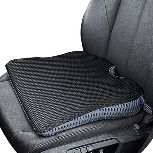 Car Wedge Seat Cushion for Car and Truck Seat Office Chair Wheelchair - Memory Foam Seat Pad for Sciatica Tailbone Pain Relief - Image 1