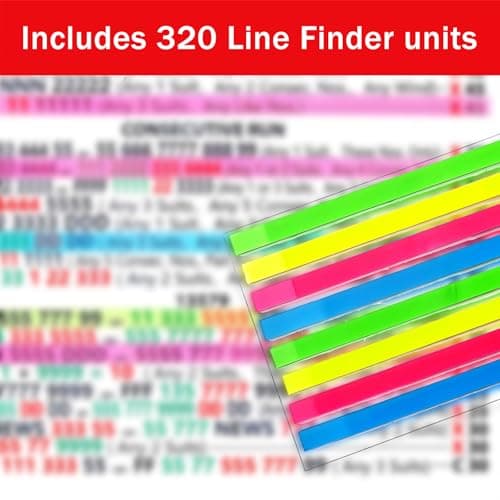 HDWESIN 4Pcs Mahjong Cards 2026 with Line Finder - Large Print American Mahjong Reference Card Set, Waterproof & Easy to Read Strategy Guide - Thumbnail 3