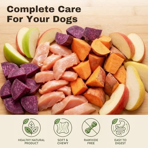 PETPHABET Chicken Wrapped Double Sweet Potato Dog Treats, 14oz - Thumbnail 6