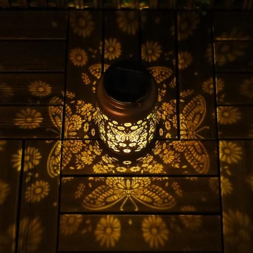 Mothers Day Gifts for Mom Grandma - Birthday Gifts for Women, 2 Pack Butterfly Solar Lanterns Outdoor Waterproof - Butterflies Solar Lights Garden Decor, Outdoor Decor for Patio, Yard - Thumbnail 4