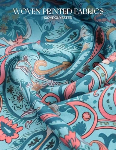 GRACE KARIN Casual Summer Dress for Women 2026 V-Neck Short Sleeve Ruffle Maxi Dress Blue Green Floral XXL - Thumbnail 4