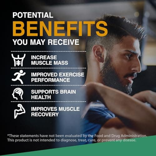 Creatine Monohydrate Capsules, Pure Creatine Pills Micronized for Enhanced Workout and Muscle Growth for Men and Women, 3rd Party Tested, Easy Absorption, Non-GMO, Unflavored - 210 Capsules - Thumbnail 3