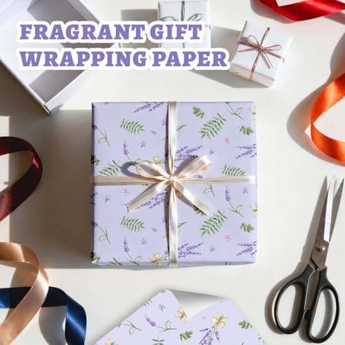 STRN Drawer Liners for Dresser, Lavender Fragrant Drawer Liner 12 Sheets, Non-Adhesive Drawer Paper Liner for Bedroom Shelf Closet, Shoe Chest - Thumbnail 6