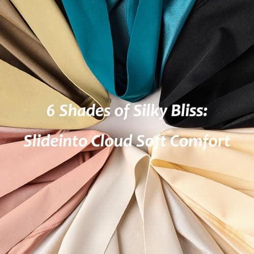 Tuvuye Silk Panties Pack Satin UnderWear for Women, High Waist Cheeky No Show Silky Smooth Ice Bikini Panties Standard & Plus Size - Thumbnail 5