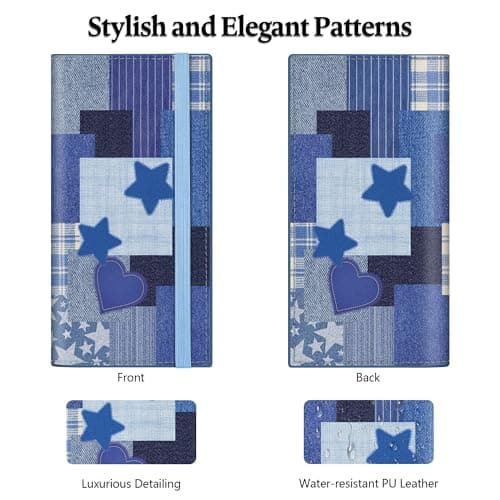 Airkit Checkbook Covers for Personal Checkbook, PU Leather Checkbook Holder for Men & Women – Stylish Print Pattern - Thumbnail 5