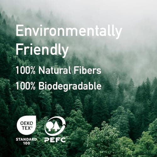 Disposable Face Towels, Disposable Face Towelette, Dry Wipes, Extra Large Size, 100% Natural Fibers, Super-Soft, Extra Absorbent, Makeup Remover, 100% Biodegradable, 50 PCS - Thumbnail 6