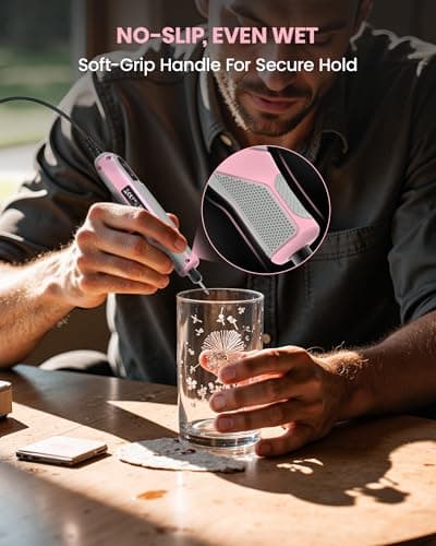 SCHTUMPA Rotary Tool Kit, Corded Rotary Tool, 4 Variable Speed, 10000-22000RPM, Lightweight, for Sanding, Engraving, Polishing, Grinding, Drilling, Carving, and Jewelry Making - Thumbnail 4