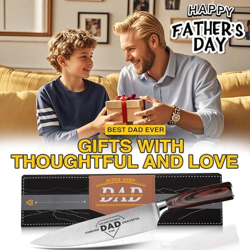 Plys Gifts for Dad Birthday Gift: Gifts for People who Love to Cook Christmas Gifts for Dad Kitchen Chef Knife Presents for Father - Thumbnail 2