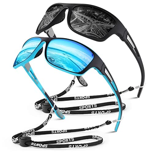 WEAROYO Polarized Sports Sunglasses for Men Women,Fishing Driving Rectangular Goggles UV400 Protection - Image 1