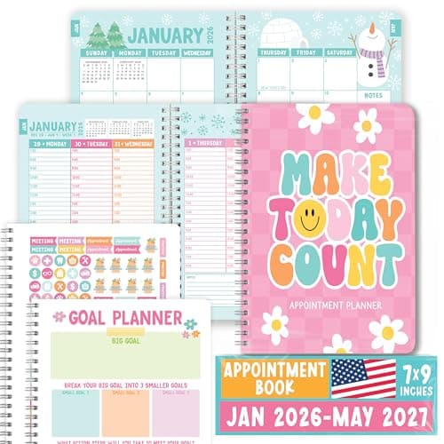 Hourly Appointment Book 2026-2027 - Appt Book 2026, Hourly Daily Weekly Monthly 2026 Appointment Planner, Schedule Planner, Scheduling Books, Appointments Calendar Home Office Business - Image 1