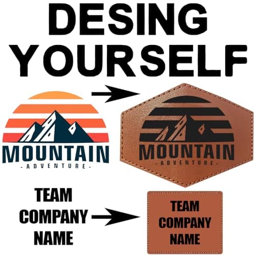 QSANQEN Custom Leather Pattern Trucker Hat Adjustable Personalized Carve Leather Patch Baseball Cap for Men & Women - Thumbnail 2