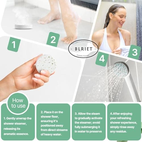 Shower Steamers Aromatherapy 18 Pack Mothers Day Gifts for Women Her Him Romance Birthday Spa Basket Natural Essential Oils Stress Relief Mint Lavender Relaxation for Mom Men Teens Adults Travel - Thumbnail 5