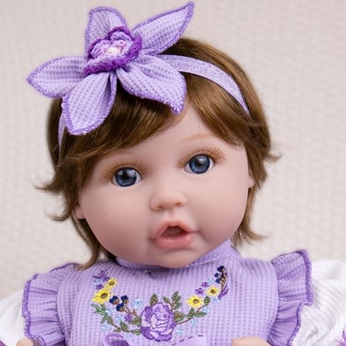 Milidool Lifelike Reborn Baby Dolls - 22 Inch Realistic Reborn Baby Dolls Girl, Real Looking Newborn Real Life Baby Dolls with Complete Accessories, Perfect for Cuddling, Playtime, and Gift Giving - Thumbnail 2