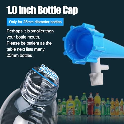 Self Watering Spikes for Plant, Plant Watering Spike,Automatic Plant Waterer for Garden Planter Indoor & Outdoor Adjustable Drip Irrigation Vacation Plant Waterer (20) - Thumbnail 3