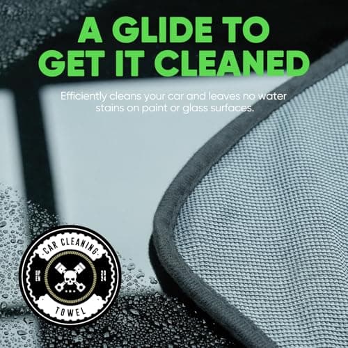 KKV 2-Pack Microfiber Towels (35"x 24") Extra Large Ultra Absorbent Drying Towel for Cars and Trucks, Without Streaks, Scratches, or Water Spots - Thumbnail 2