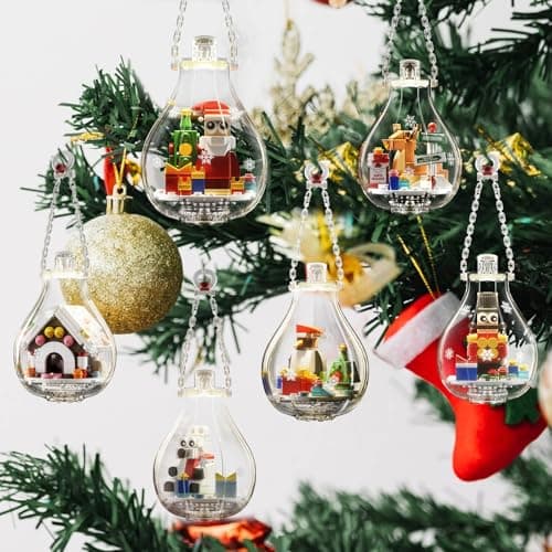 Christmas Ornaments 2026 Building Set, Crafts for Christmas Tree with Light - Thumbnail 3