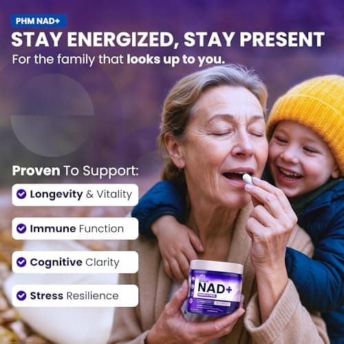 PURE HEALTH MAX PHM NAD Resveratrol Supplement - 10,000mg Extra Strength | NAD+ Liposomal Supplements for Men and Women | NMN & NMNH Alternative | 90 Capsules, 1.5 Months Supply - Thumbnail 5