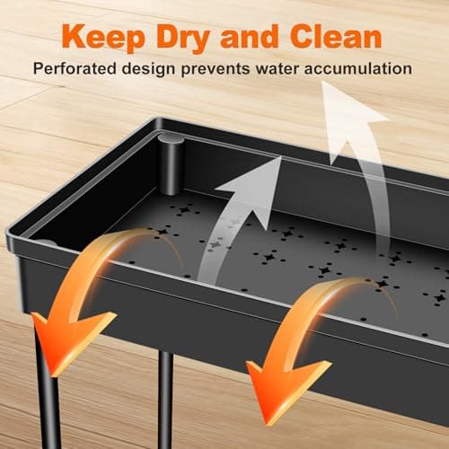 JPart Under Sink Organizer, Kitchen Organizers and Storage, 2-Tier Bathroom Cabinet Organizer with Sliding Drawers, Thickened Construction with Hooks Hanging Cup for Kitchen & Bathroom, 2 Pack - Thumbnail 4