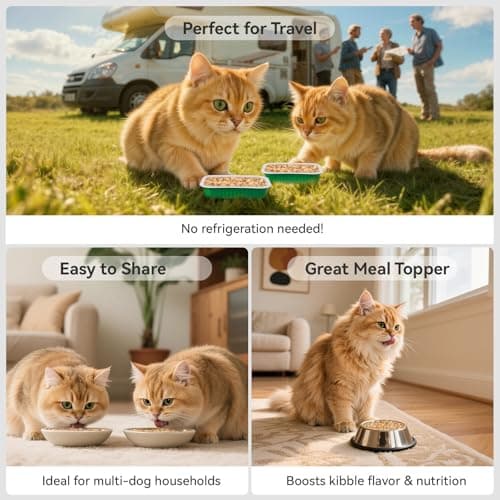 APL Freeze-Dried Cat Food, 0.5oz x 6 Pack | 90% Animal Ingredients, 65% Crude Protein | Chicken, Heart & Liver Recipe with Yucca Extract | Grain-Free, Complete Meal for Travel, Mixing & Sharing - Thumbnail 4