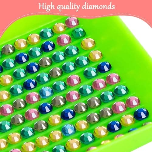 KEYRANKE 2 Pack Princess Diamond Painting Kits for Adults 5D DIY Diamond Art Kit Paint with Round Full Drill Diamonds for Beginners Gem Paintings Art for Home Wall Decor Gifts (12X12 Inch) - Thumbnail 2