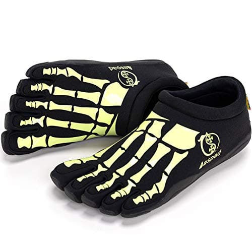 Aaspad Men's Fitness & Cross-Training Toe Sneakers with Five Finger Splited and No-Slip Rubber Sole Shoes (8.5) Multi