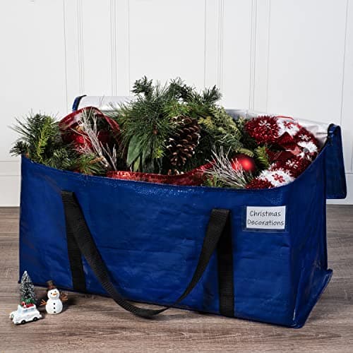 ClearSpace Heavy Duty Moving Bags or Storage Bag – Large Moving Boxes with Backpack Straps, Zippers & Handles – Perfect for Moving, College Dorm, Traveling, Camping, Christmas Decorations, 6 Pack - Thumbnail 5