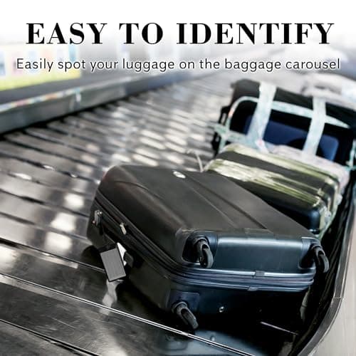 10 Pack Luggage Tags for Suitcases, Airplane Travel Essentials for Flying, International Travel Must Haves, and Luggage Accessories by Sodsay - Thumbnail 5