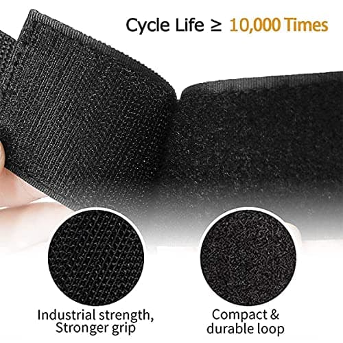 15PCS Heavy Duty Storage Straps - Garage Organization Tool Organizers and Fastening Straps - Cord Wrap Keeper, Cable Straps for Cords, Hoses, Rope, RV, Boat, and Garage Storage - Thumbnail 4