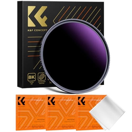 K&F CONCEPT 52mm ND1000000(20 Stops) ND Lens Filter Neutral Density Camera Lens Filter with 28 Multi-Layer Coatings (Nano X Series) - Image 1