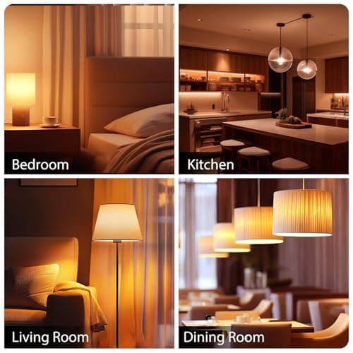 dalattin 20 Pack LED Light Bulbs A19 E26 60 Watt Equivalent Soft White 2700K Warm Light Lightbulbs Indoor Standard 120v 60hz 800 LM Non-Dimmable 80+ CRI UL Listed - Thumbnail 5