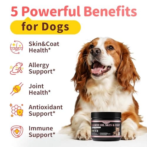 Salmon Oil for Dogs Skin & Coat, 13 in 1 Wild Alaskan Fish Oil for Dogs - Omega 3 EPA & DHA & ALA Fatty Acids, Dog Allergy Relief Chews, Joint & Immune Support, 90 Count, Salmon Flavor, Soft Chews - Thumbnail 3