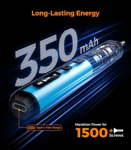 Wesdut 76-in-1 Mini Electric Screwdriver Set, [Precise Torque Control] Magnetic Power Precision Screw driver, Rechargeable Tiny Cordless Repair Tool Kit, for Eyeglass, Watch, Computer, PS5, Electronic - Thumbnail 5