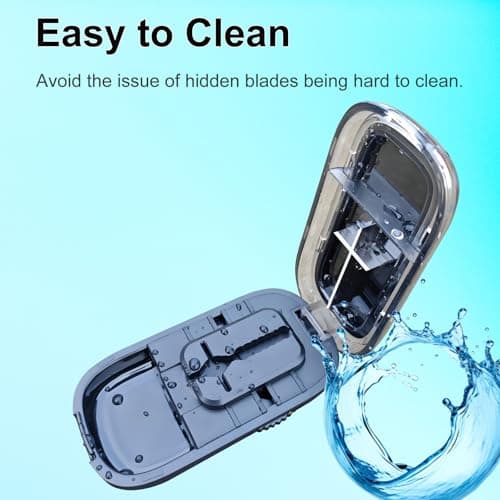 Pill Cutter for Cutting Multiple Pills, 1/2 1/4 Tablet Splitter for Large, Small and Tiny Pills, with Centering Device, Improved Sharp Blade, Storage Organizer (Black) - Thumbnail 4