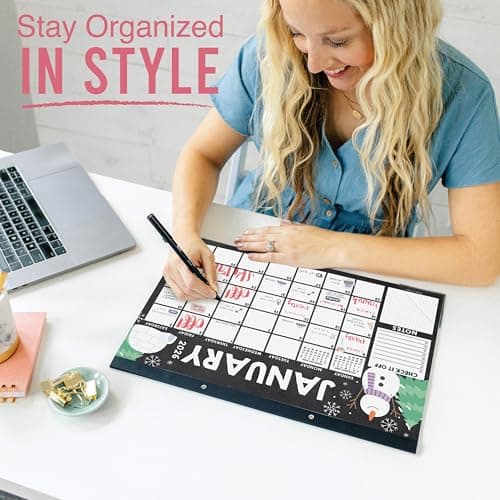 Hadley Designs Large Teacher Desk Calendar 2026-2027 - Desktop Calendar 2026, 18-Month Desk Calendars for Home, Office & Classroom, Cute Classroom Must Haves, Teacher Appreciation Gifts - Thumbnail 2