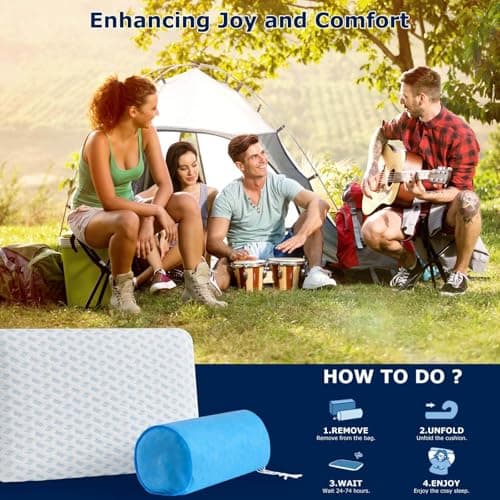 Slybear Ultra Thin Pillows 2-Pack 2.75" Cooling Memory Foam Pillows for Stomach Sleeping, Gel Infused Slim Pillow for All Sleepers,Travel Pillow Bed Pillow with Washable Cover, Standard Size Set of 2 - Thumbnail 6